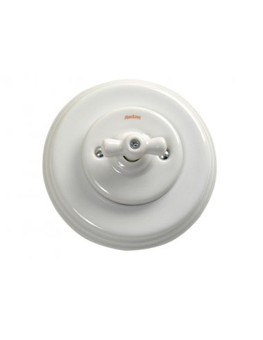 Prise et Interrupteur Fontini: test de l'appareillage fontini rétro  porcelaine 